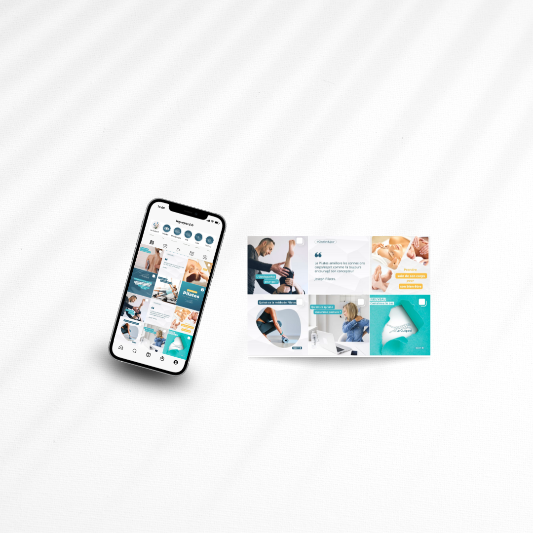 Le Guépard communication Stratégie & templates personnalisées comosmoz studio