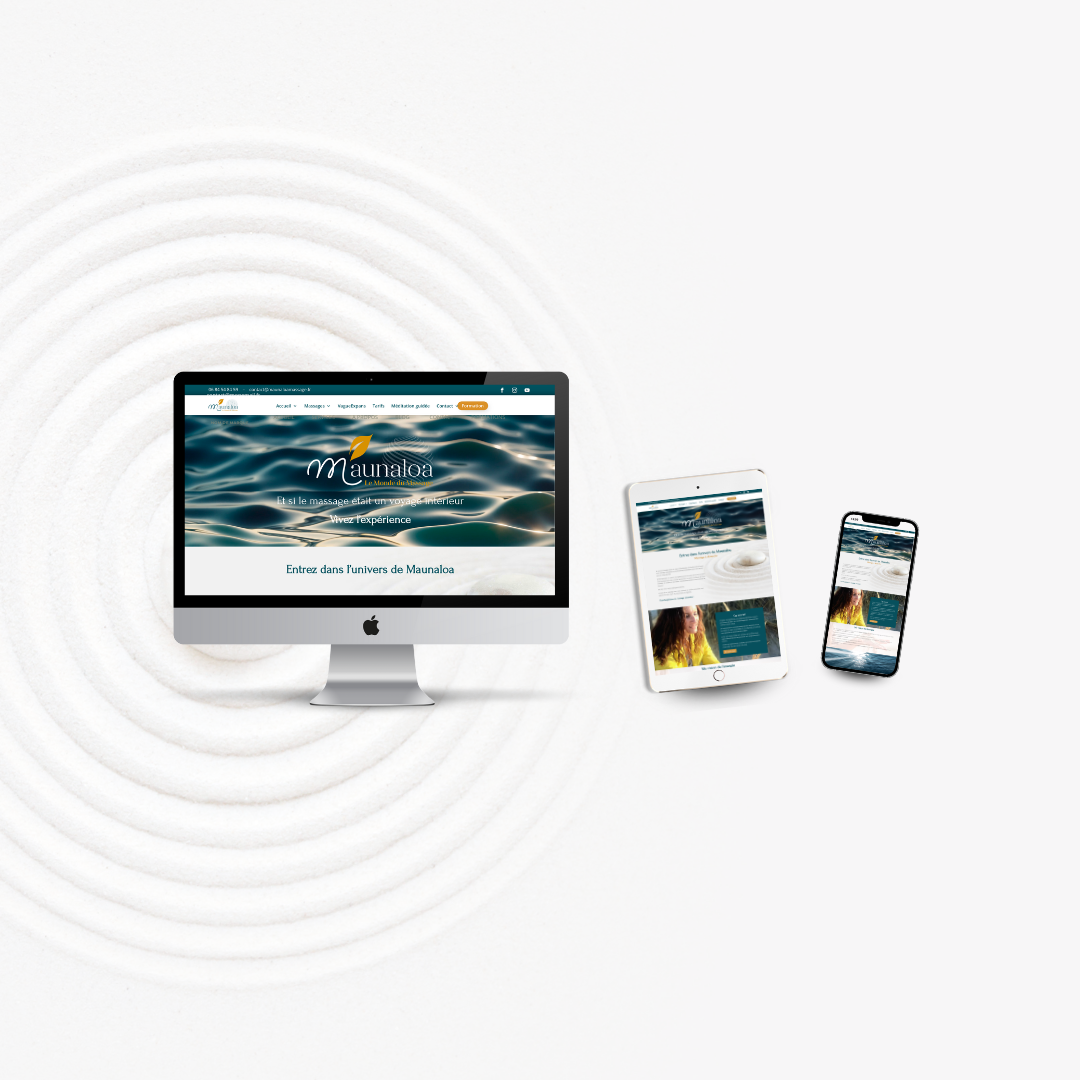 Maunaloa site internet Signature Comosmoz Studio
