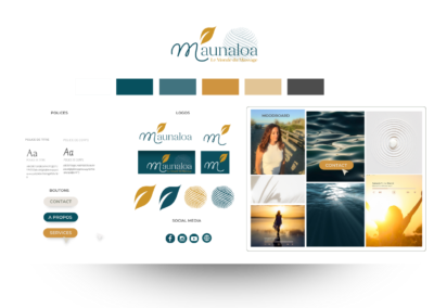 Maunaloa identité visuelle