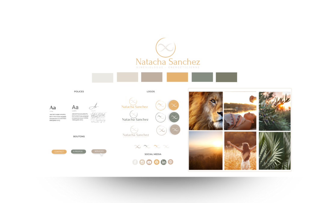 Natacha identité visuelle signature