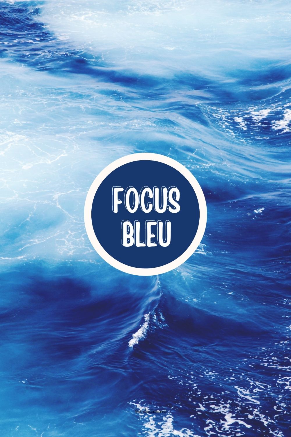focus couleur bleu
