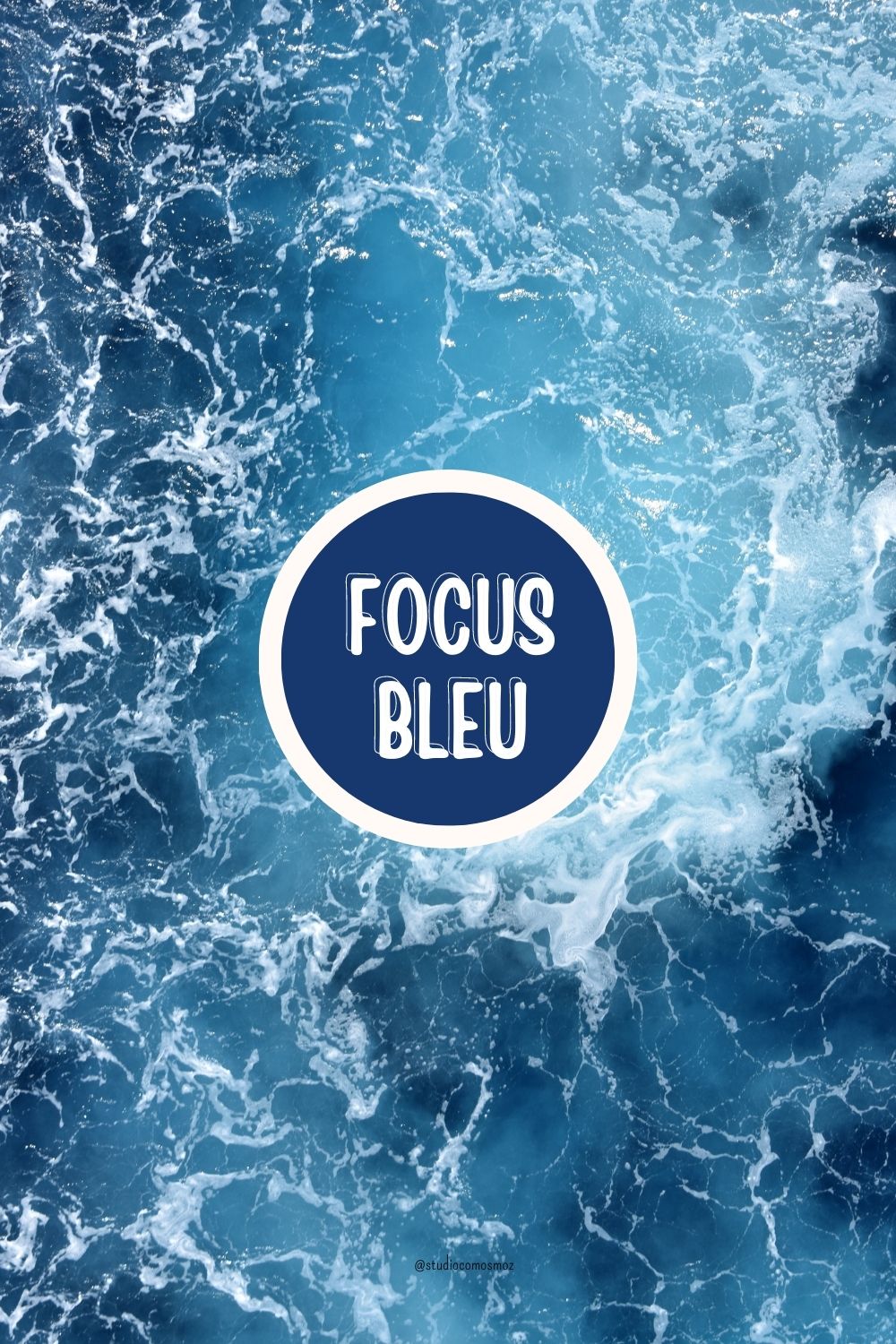 focus couleur bleu