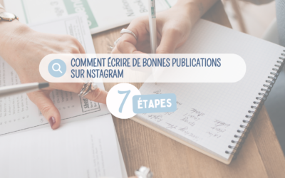 Comment écrire de bonnes publications Instagram en 7 étapes