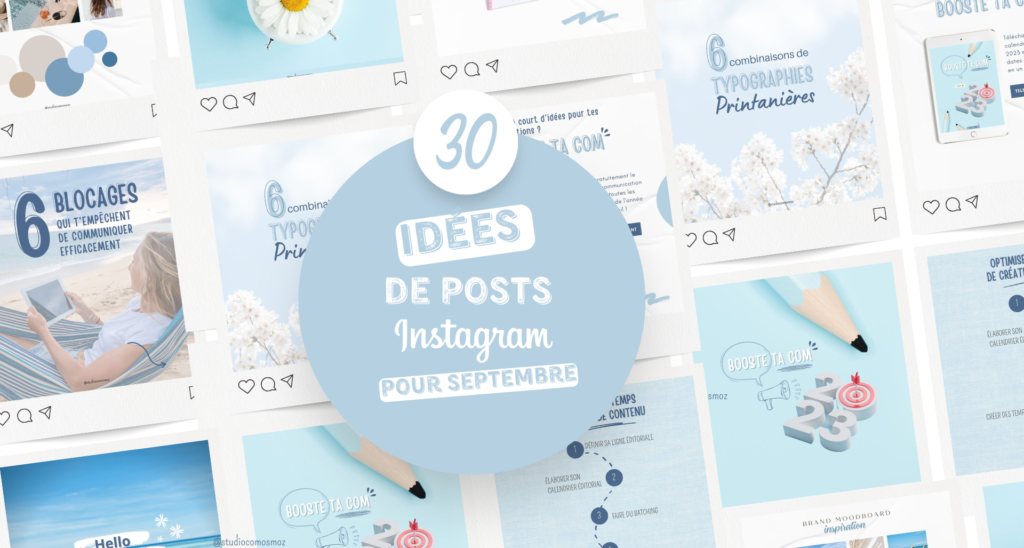 30 idées de posts Instagram