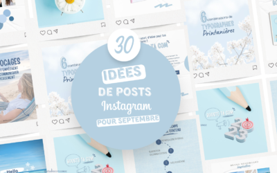 30 idées de posts Instagram