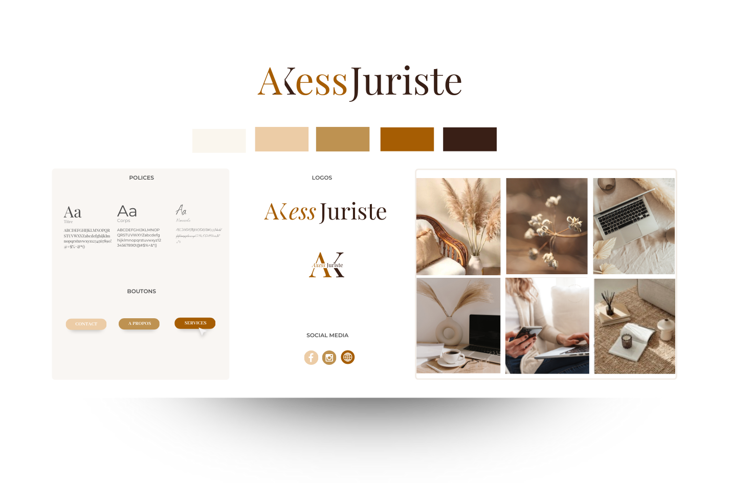 Aïssa identité visuelle signature comosmoz