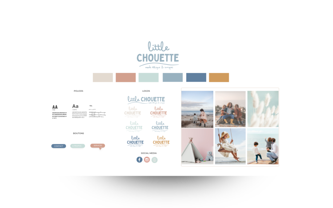 Little chouette identité visuelle signature